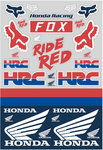 FOX Honda Track Pack Sticker