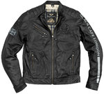 Black-Cafe London Shanghai Motorcycle Leather Jacket
