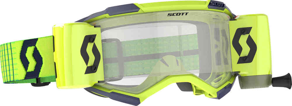 Scott Fury WFS blau/gelbe Motocross Brille