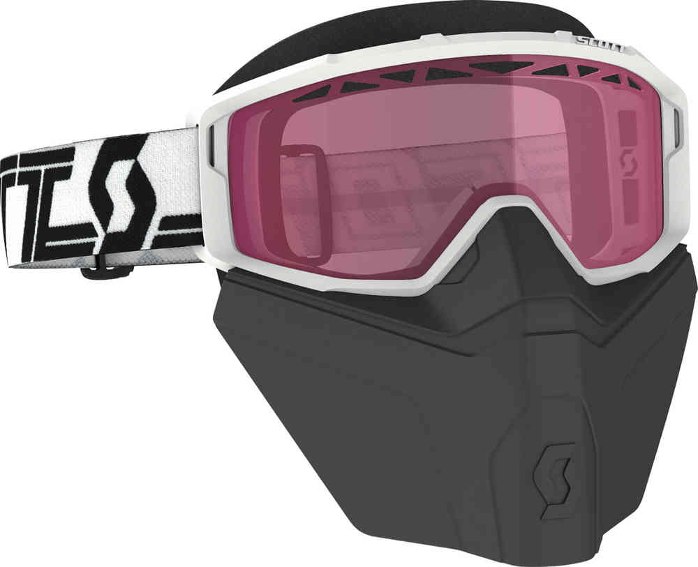 Scott Primal Safari Facemask Schwarz/Weiße Ski Brille