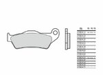 Brembo S.p.A. Off-Road Sintered Metal Brake pads - 07BB04SD