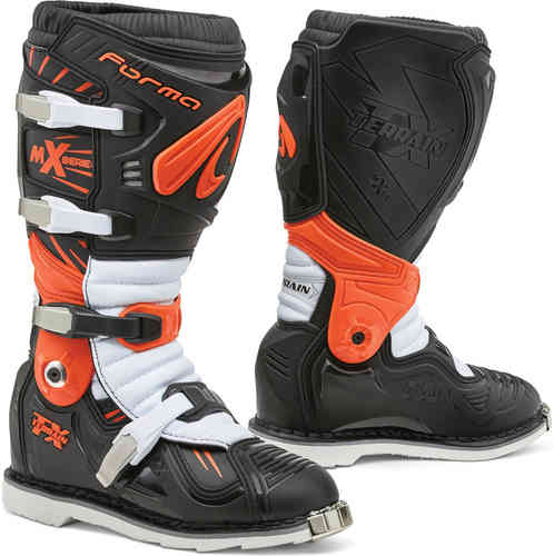 Forma Terrain TX 2.0 Botas de Motocross Negro Blanco Naranja 40