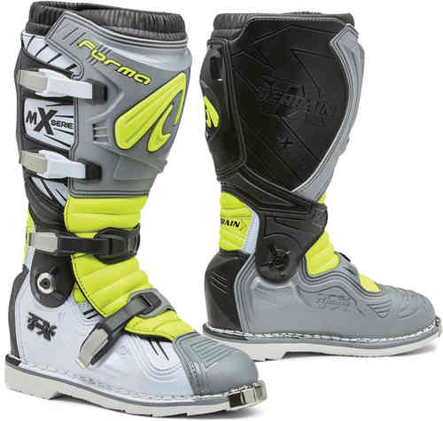 Forma Terrain TX 2.0 Botas de Motocross Gris Amarillo 40