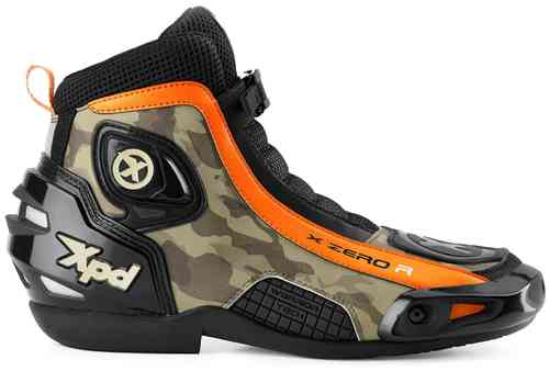 XPD X-Zero R Botas de moto Verde Marrón 38