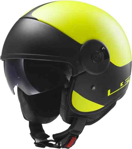 LS2 OFF597 Cabrio Via Casco Jet Amarillo M