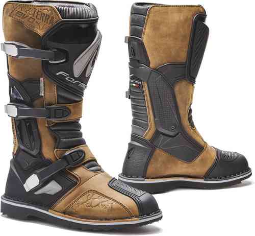 Forma Terra Evo Botas de moto impermeables Marrón 41