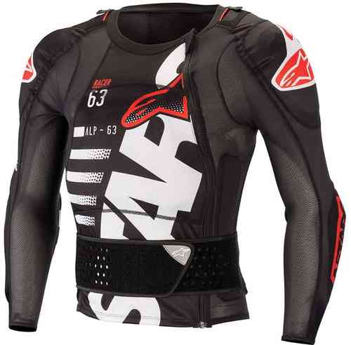 Alpinestars Sequence Protección chaqueta manga larga Negro Blanco S