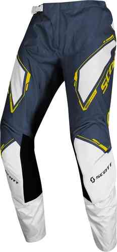 Scott 350 Dirt Regular Pantalones de Motocross Azul Amarillo 28