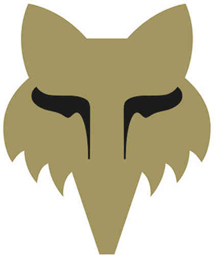 FOX Legacy Head 3 sticker Verde Beige un tamaño