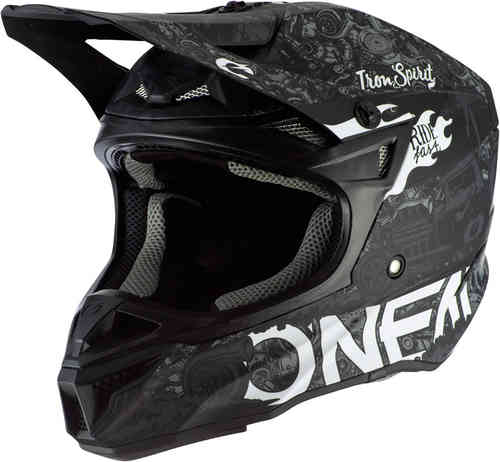 Oneal 5Series Polyacrylite HR Casco de Motocross Negro Blanco XL