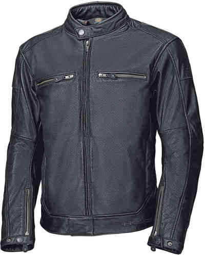 Held Summer Ride Chaqueta de cuero de motocicleta Negro 54