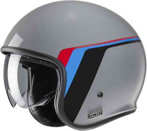 HJC V30 Osor Casco Jet Gris Azul S