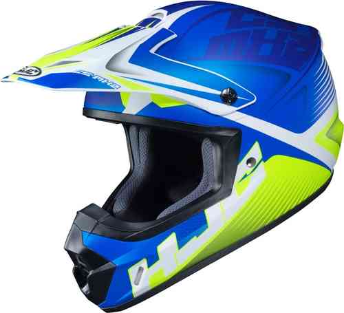 HJC CS-MX II Ellusion Casco de Motocross Amarillo Azul XL