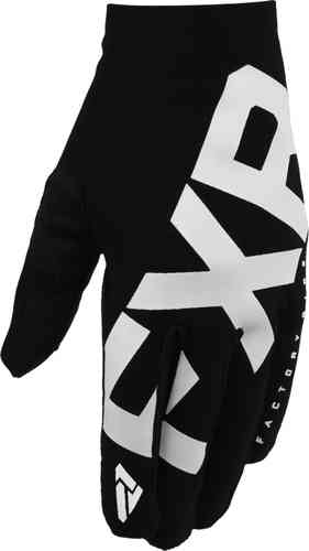 FXR Slip-On Lite Guantes de Motocross Negro Blanco L