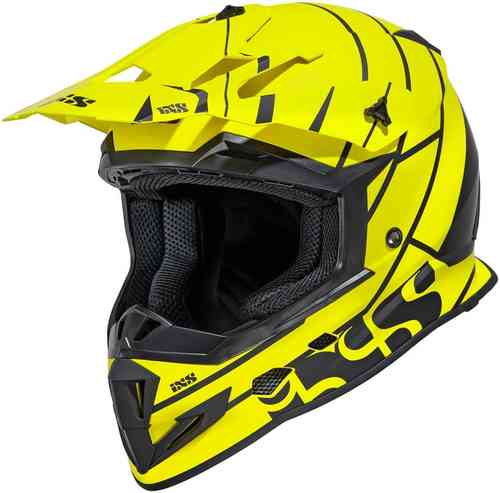 IXS 361 2.2 Casco de Motocross Negro Amarillo 2XL