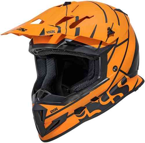 IXS 361 2.2 Casco de Motocross Negro Naranja M