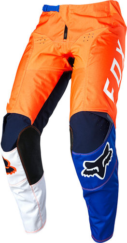 FOX 180 Lovl Pantalones de Motocross Azul Naranja 34