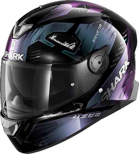 Shark Skwal 2.2 Venger Helmet Casco Negro Lila XS