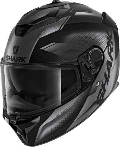 Shark Spartan GT Elgen Helmet Casco Negro Gris XL