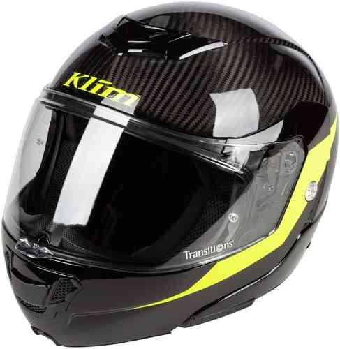 Klim TK1200 Architek Carbon Casco Negro Amarillo XL