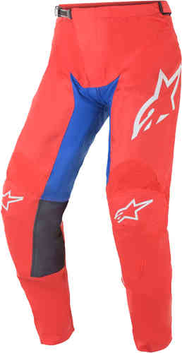 Alpinestars Racer Supermatic Pantalones de Motocross Rojo Azul 32