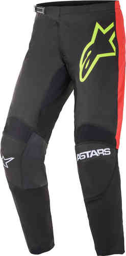 Alpinestars Fluid Tripple Pantalones de Motocross Negro Rojo 32