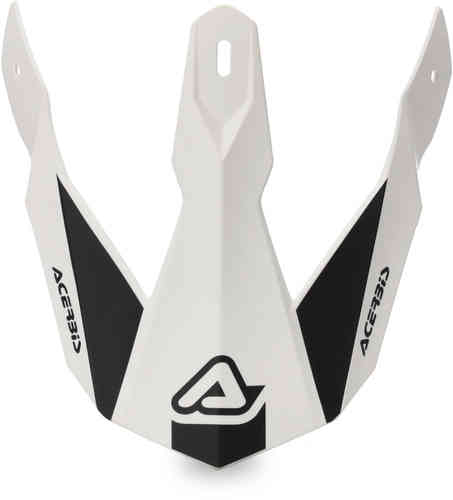 Acerbis Linear Pico del Casco Negro Blanco un tamaño