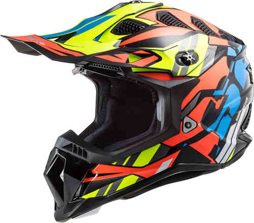 LS2 MX700 Subverter Evo Rascal Mips Casco de Motocross Multicolor 3XL