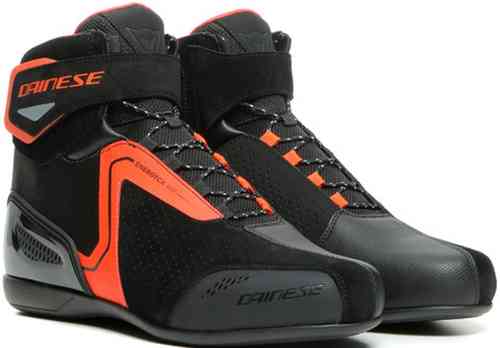 Dainese Energyca Air Zapatos de moto Negro Rojo 45