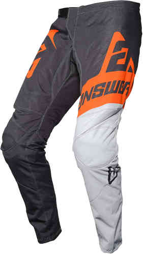 Answer Syncron Voyd Pantalones de Motocross Gris Naranja 28