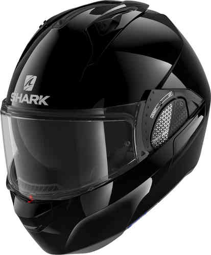 Shark Evo-GT Blank Casco Negro XS