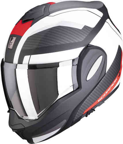 Scorpion EXO-Tech Trap Casco Negro Rojo XS