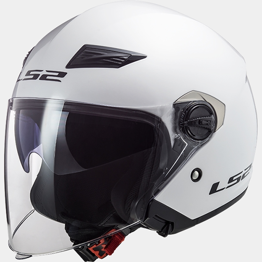 LS2 OF569 Track Jet Helmet, white, Size 2XL, white, Size 2XL