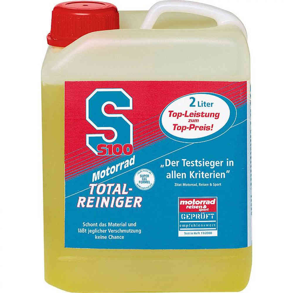 S100 Motorcycle Total Cleaner 2 Litre Plastic Canister 2031