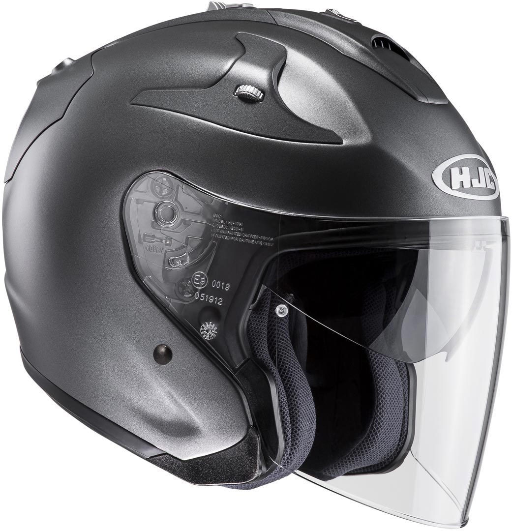 HJC Helmet FG-JET Semi Flat Titanium With 3 Years Warranty By HJC