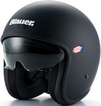 Blauer Pilot 1.1 Monochrome Black Matte Jet Helmet
