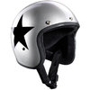 Bandit Jet Star Silver Jet Helmet