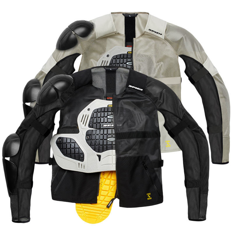 Spidi Airtech Armor 繊維のオートバイのジャケット - ベストプライス ...