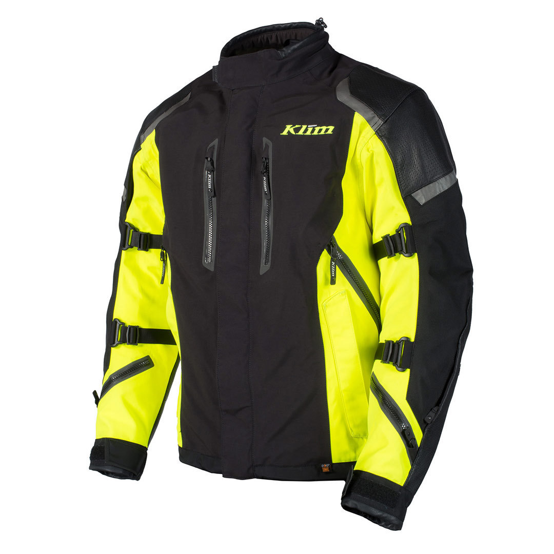 Klim Apex Motorcycle Jacket, black-yellow, Size S, black-yellow, Size S