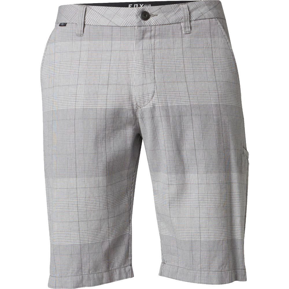 FOX Essex Plaid Shorts, grå, størrelse 28
