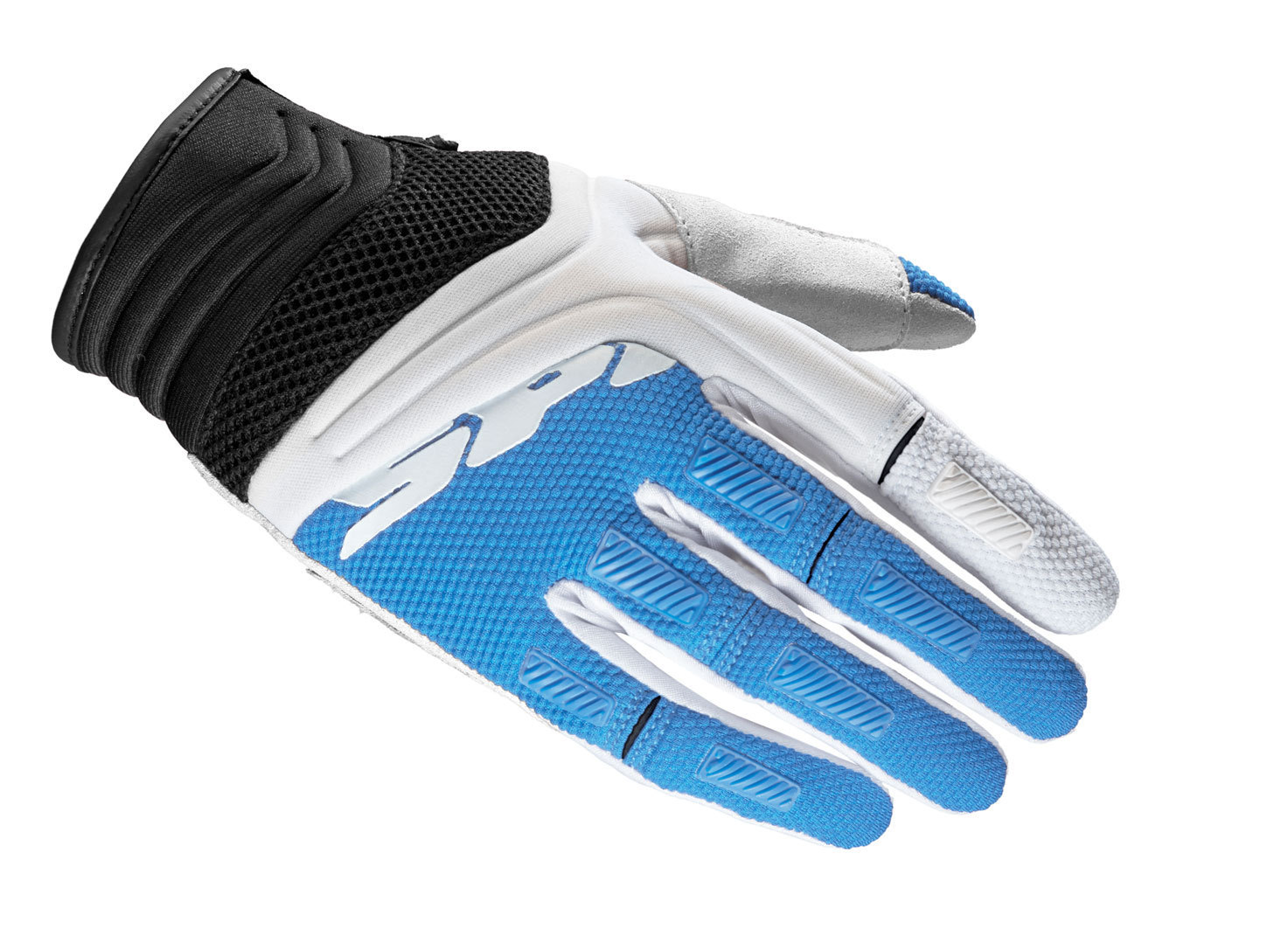 Spidi Mega-X Lady Gloves, white-blue, Size L for Women, white-blue, Size L for Women