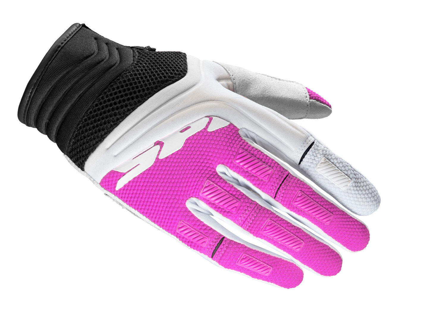 Spidi Mega-X Lady Gloves, black-pink, Size L for Women, black-pink, Size L for Women