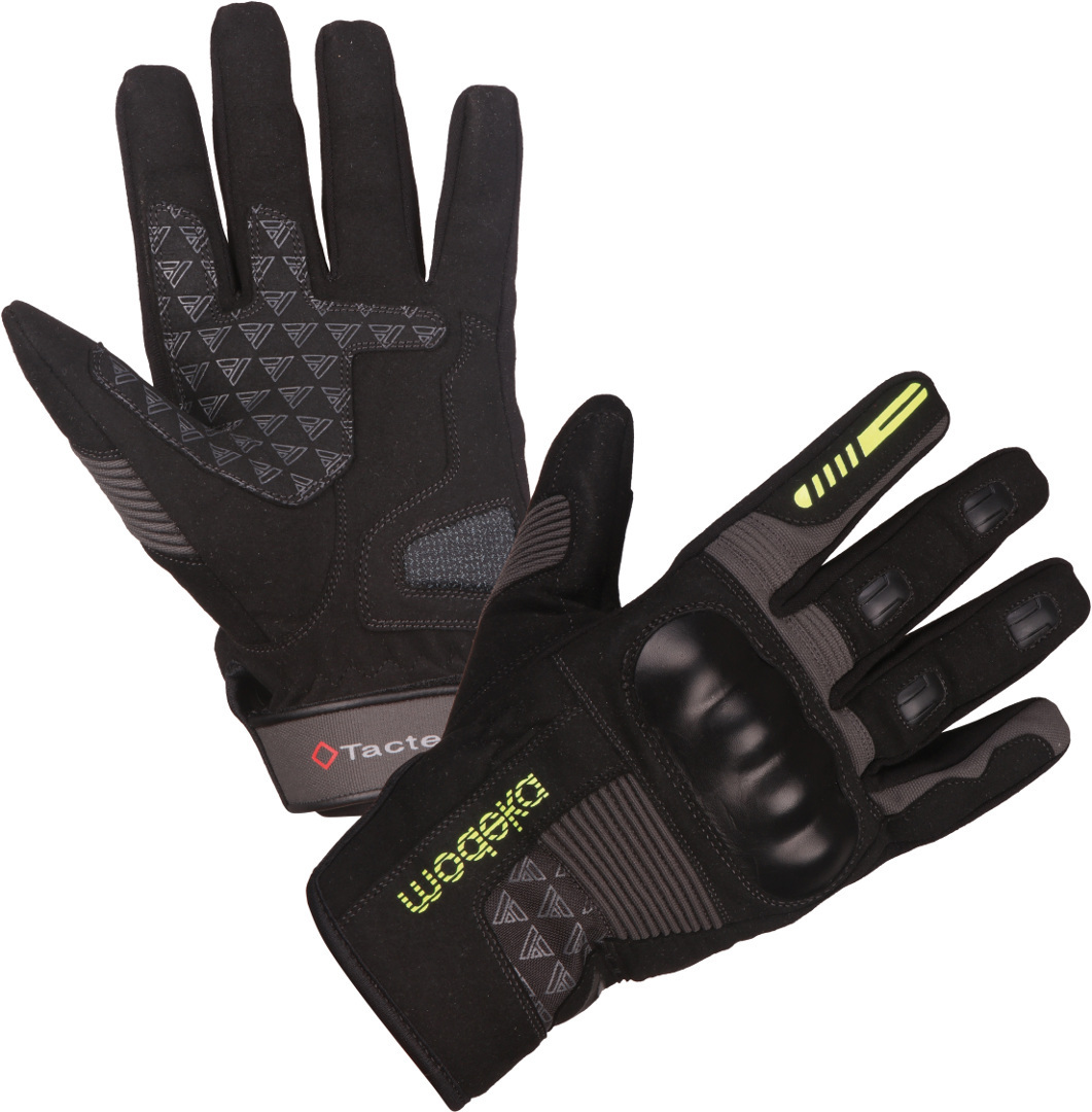 Modeka Fuego Motorcycle Gloves, black-grey, Size XL, black-grey, Size XL