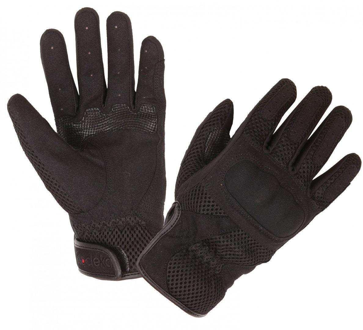 Modeka Mesh Motorcycle Gloves, black, Size M L, black, Size M L