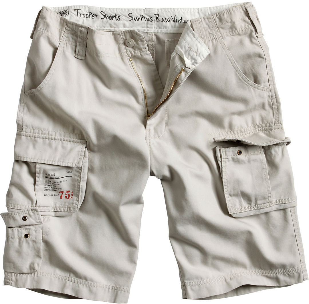 Surplus Trooper Shorts, weiss, Größe 3XL für Männer