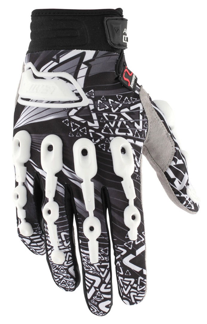 Leatt AirFlex Lite Gloves, black-white, Size XS, black-white, Size XS