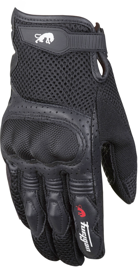 Furygan TD12 Dames motorfiets handschoenen, zwart, afmeting M voor vrouw