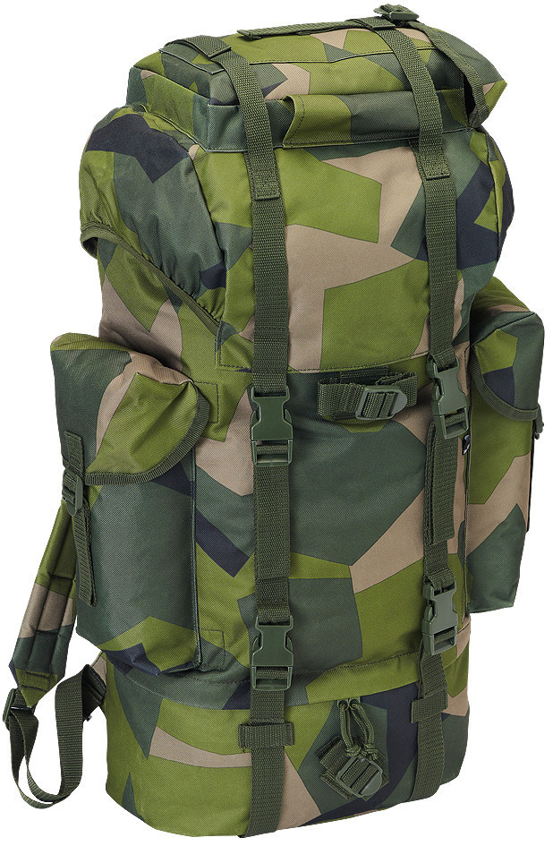 Brandit Nylon Backpack, green, green, Size One Size