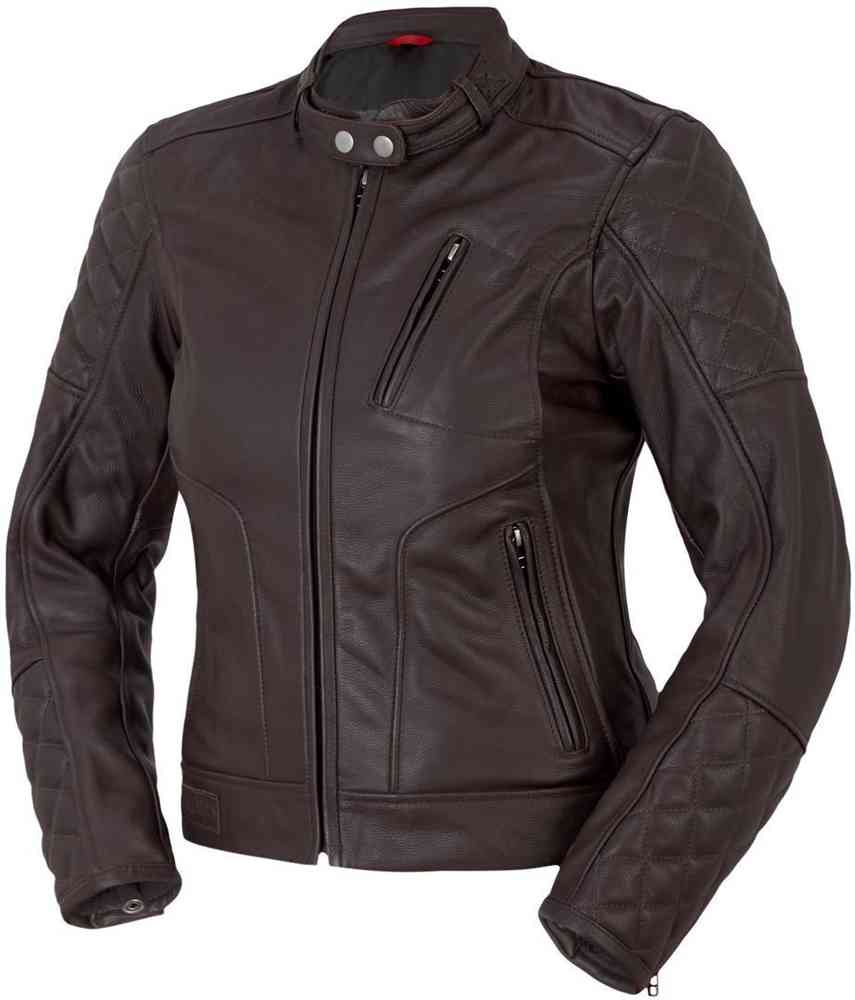Bogotto Chicago Retro Женская мотоциклетная кожаная куртка