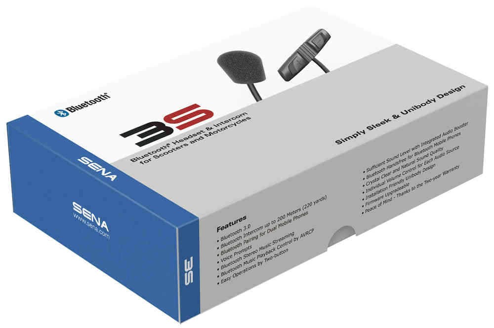 Sena 3S-WB Bluetooth Communication System Headset